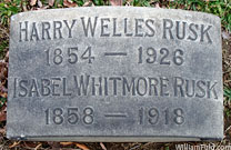 Harry Welles Rusk's Graveyard - click to launch popup